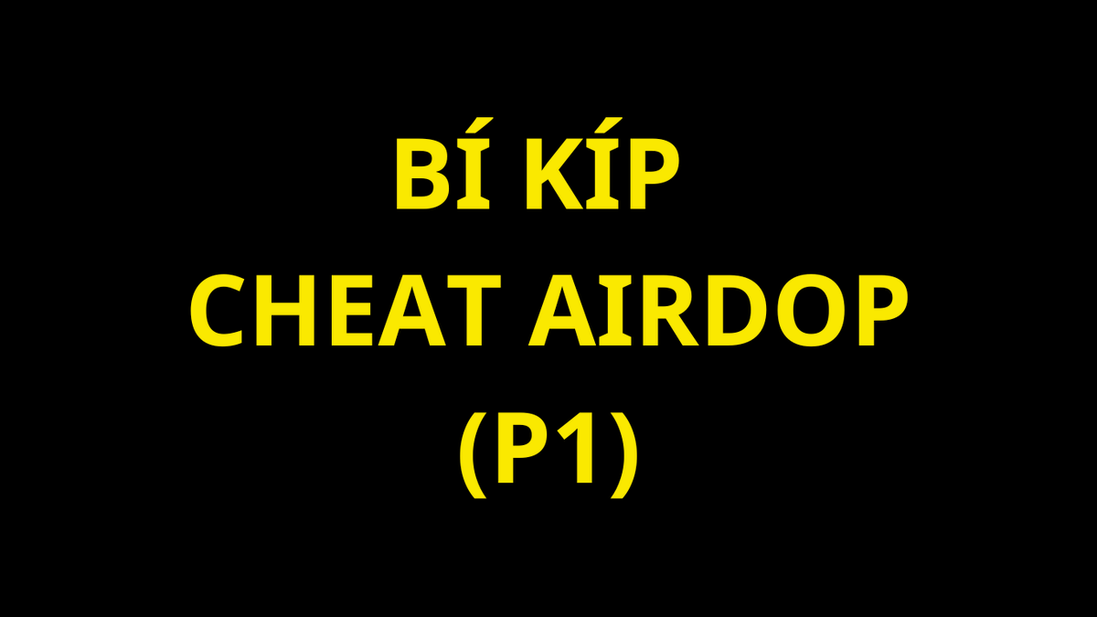 Bí kíp cheat airdrop (P1)

Đây là kinh nghiệm cá nhân, không có đùng không có sai, có thể nó đúng với tôi nhưng có thể sai với một vài người

Nhưng tôi mất 1h viết bài này và bạn chỉ mất 10s để RT và lưu nó về nhà bạn👊