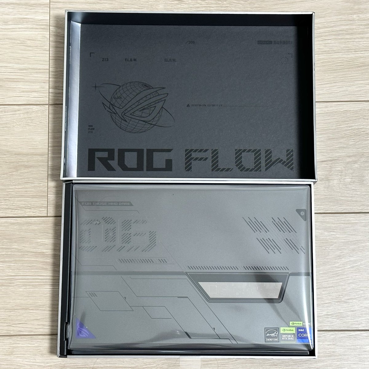 Monagon's tweet image. こ、これは…？

ROG FLOW Z13 が届いたーーー！！
RTX4060モデル！！

ちなみにXG mobile RTX4090は注文済💰

#rogflowz13
#asus
#rtx4060