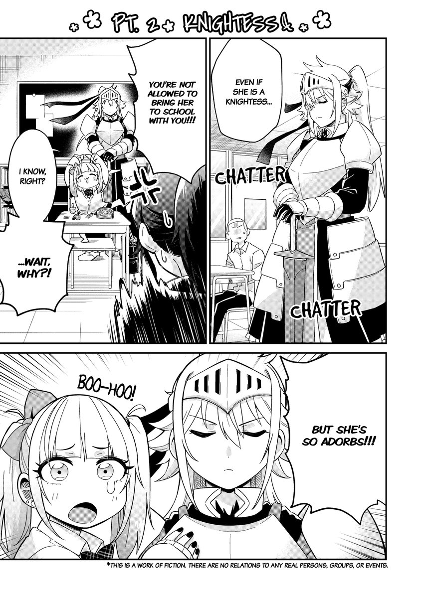 HEY!海外ニキ!ギャルと女騎士の1話を翻訳してもらったよ!楽しんでね!
HEY! Kaigai Niki! I got the first episode of Gyaru & Knight translated! have fun! 