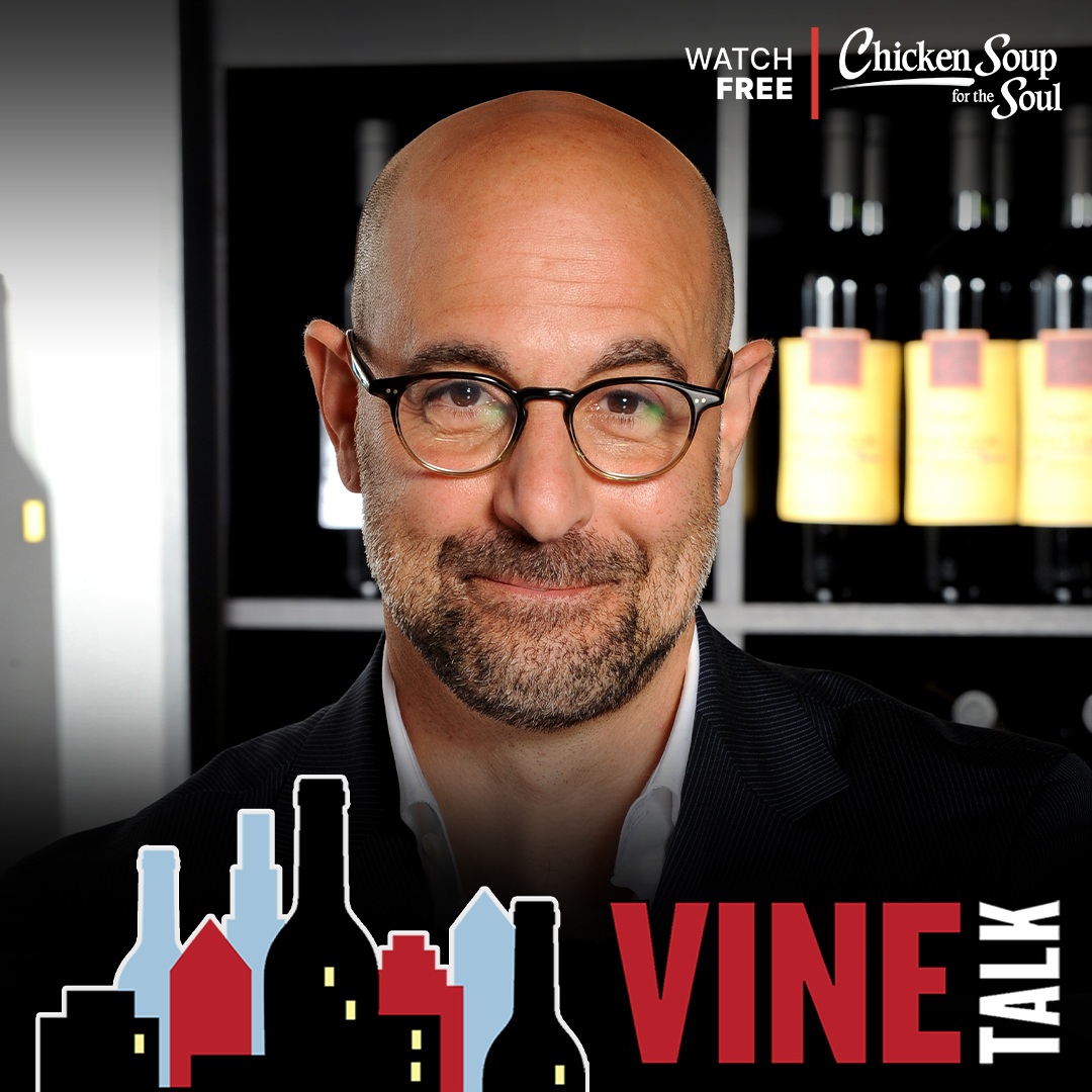 ChickenSoup_TV's tweet image. Join #StanleyTucci and a host of his famous friends and foodies in Vine Talk ❤️🍷❤️ -- the ultimate party for #winemoms #winelovers and anyone who enjoys #TheGoodLife.

Stream for free on Chicken Soup for the Soul. spr.ly/60113hhIh