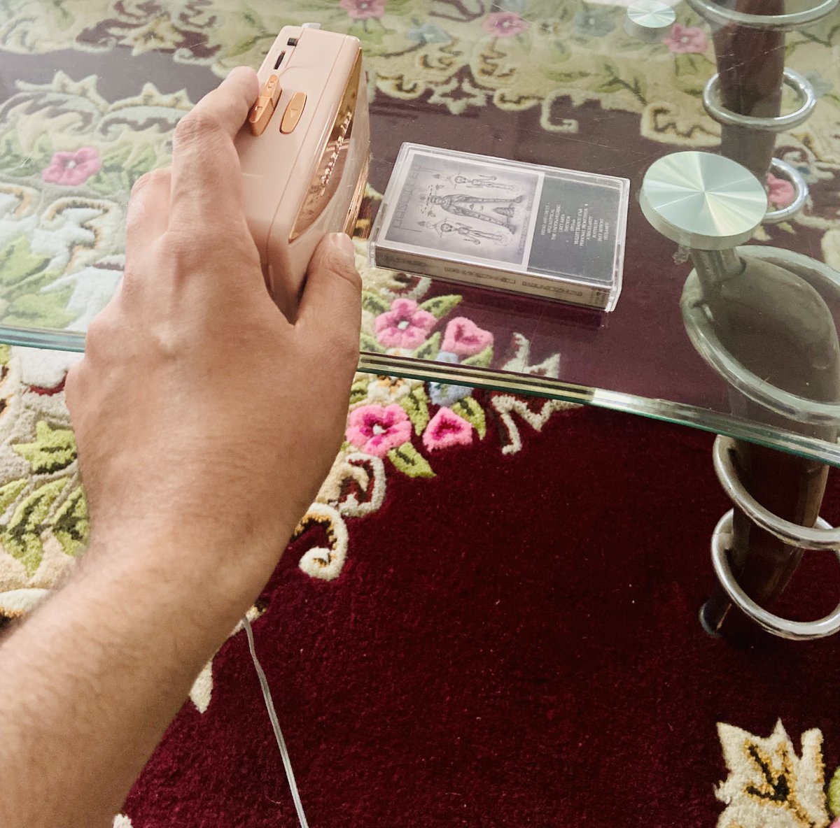 HermeticJai's tweet photo. In the world of Digital, it’s good to go back to Analog once in a while. Playing some @puscifer on Walkman Cassette Player this morning. Looking forward to listening to 'Existential Reckoning: Rewired' in its entirety next week. @mjkeenan #ExistentialReckoning https://t.co/kI8gL4QOIC
