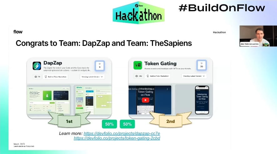 Yash192001's tweet photo. Just won $1000 in FLOW for Token Gating, the Best App Extending/Integrating with Puddle in the Flow Hackathon! 

Thanks to @flow_blockchain, judges &amp; @muttonia @getpuddle @TheSpartanLabs for support 🙌🏻

 #FlowHackathon #Blockchain #onFlow #Hackathon https://t.co/cAf7uQtKue