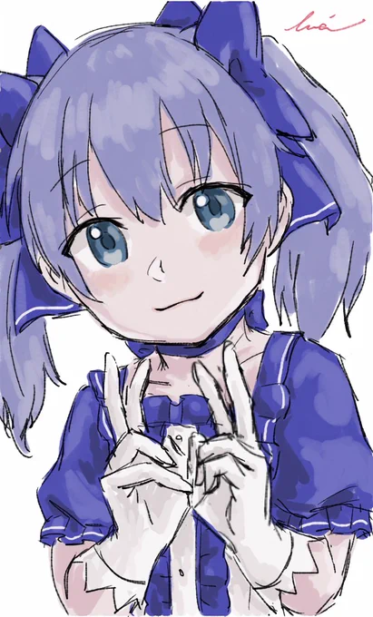 絵茶にて描こうと思ったけど、両隣がクロノワだったので初描きちーちゃん。普段女の子描かないので激ムズだったけど頑張ったのではなかろうか 
