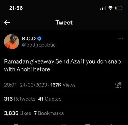 Abubakar Zarewa tweet media