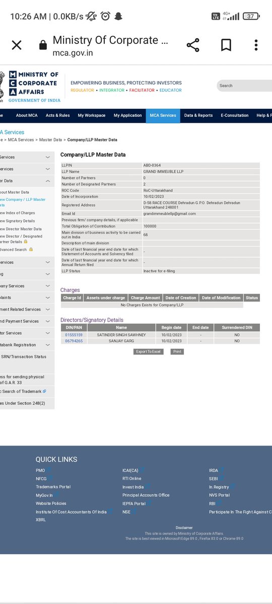 CA_Sahaab's tweet photo. LLP incorporated on 10/02/2023 form 3 duly filed but COI/TAN still not alloted. Numerous complaints issued to MCA and calls to helpdesk but every effort is in vain. Kindly look into the matter and solve it please. What a great ease of doing business. @nsitharaman @MCA21India https://t.co/3tX0NqGYqQ