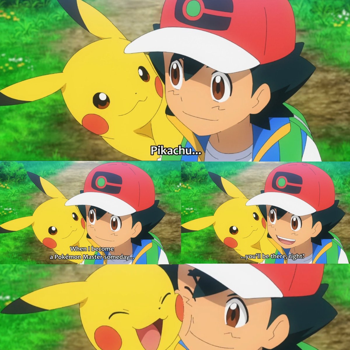 Best friends till the end...💞✨
This line touched my heart!
#ThankYouAshAndPikachu 
#anipoke