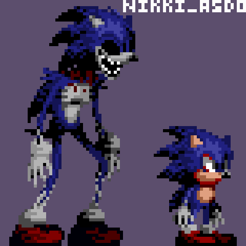 Pixilart - faker sonic new by blue-blue