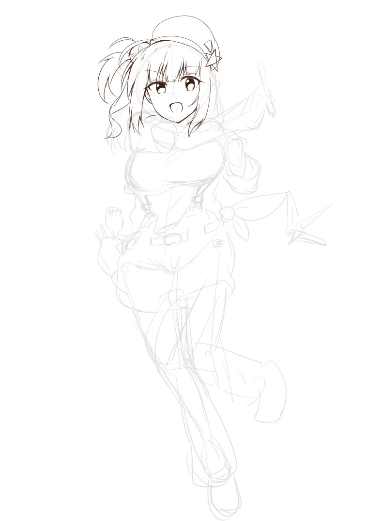 勝手に星月さんデザイン会 のラフ 