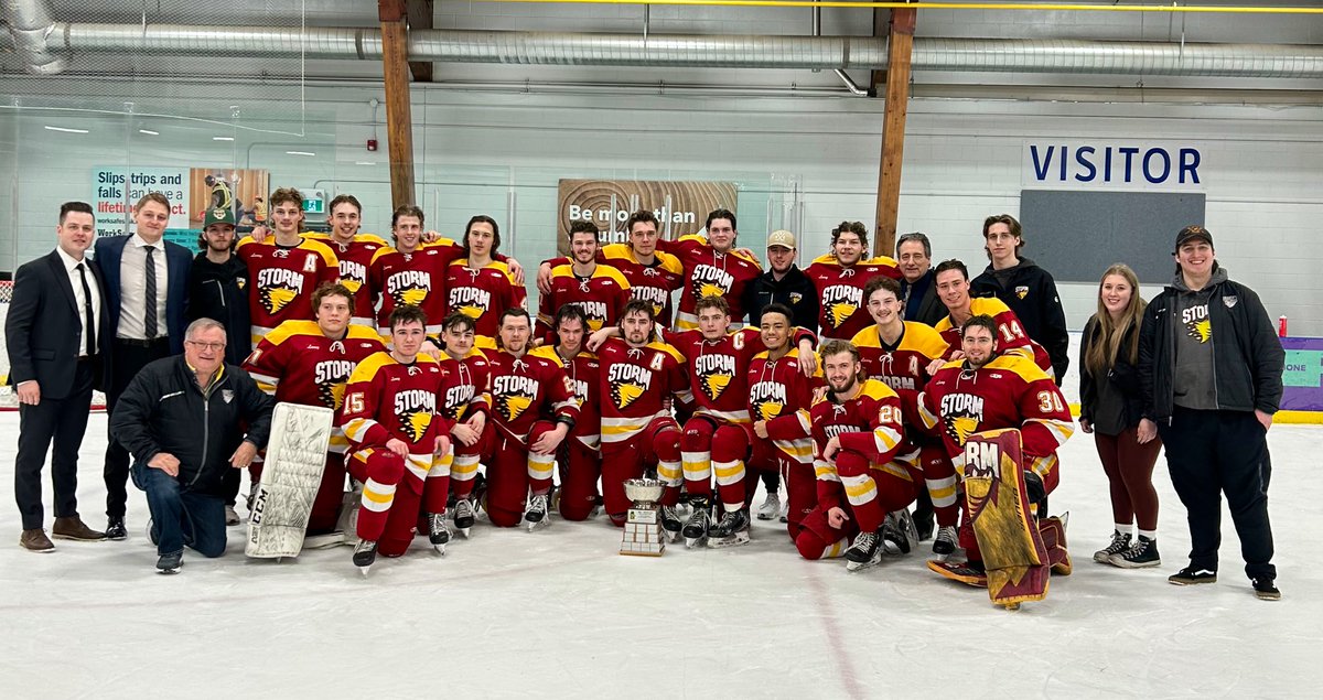 Back to back South Division Champions! 

#StormHockey #UnfinishedBusiness