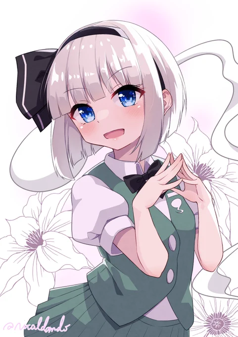 クレマチスと妖夢ちゃん#魂魄妖夢 