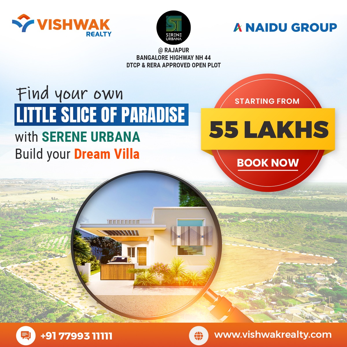 vishwakrealty's tweet image. Visit Us @ vishwakrealty.com #SereneUrbana #CreamVilla #DTCPPlots #OpenPlots #BangaloreHighway #InvestmentOpportunity #DreamHome #AffordableHousing #LuxuryLiving #GatedCommunity #RealEstate #PropertyInvestment #HomeSweetHome #LifestyleGoals #LivingInParadise #ModernLiving
