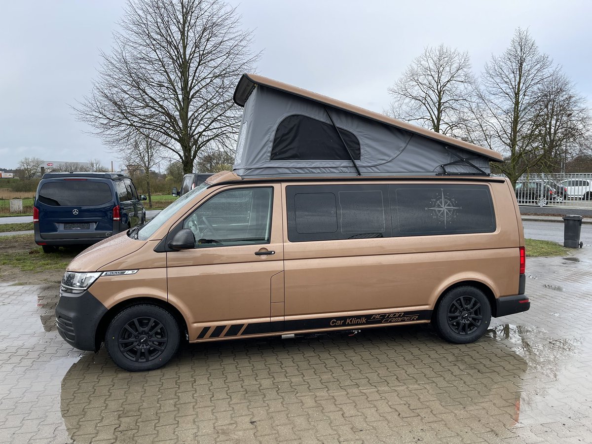 ActionCampervan's tweet photo. Wir präsentieren zu unseren 20 jährigen Firmenbestehen den Car Klinik Action Camp4.0 Ausbau für den Langen Radstand VW T6.1 in Echtholz mit schlafsitzbank 
 #campervan #camperausbau #camperlife #camperliebe #vanausbau #vw #aufstelldach #vw #vwt6camper #vwt6 #vwt6campervan https://t.co/8El967u1j1