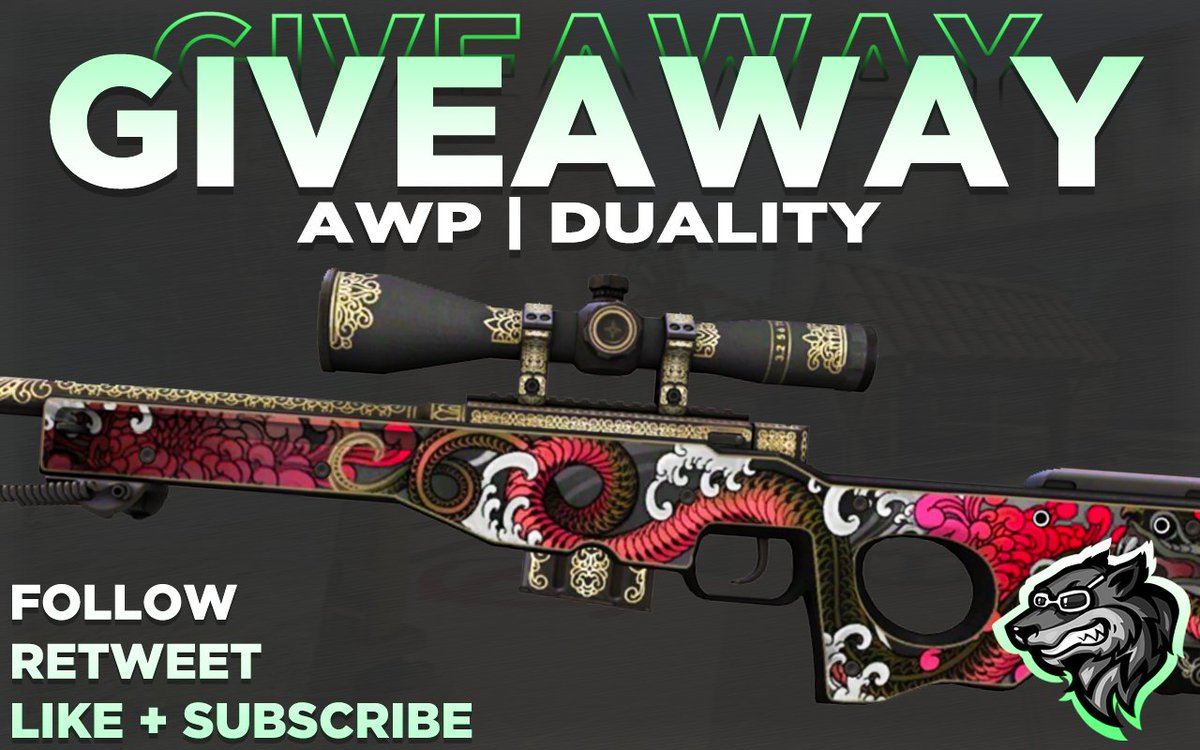 RewardifyGG's tweet photo. 💸 AWP | Duality [$40] 💸
💎 CS:GO Skin Giveaway 💎

⏩ Follow me @jordanrnet
🔁 Retweet
⬇️ Like + Subscribe ⬇️
https://t.co/vgXnjKjQEx

🔜 Winner will be picked in a couple days! GL!
👥 Tag some friends so they can enter as well!
#Giveaway #CSGOGiveaway #CSGOSkins https://t.co/CyXDANopRn