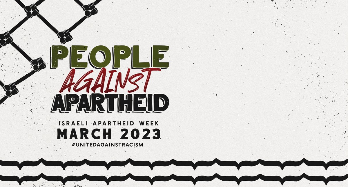 BDSmovement's tweet photo. Did you know that thanks to #IsraelApartheidWeek, Israel's apartheid policies of institutionalized racism &amp; systematic oppression against the Palestinian people are increasingly difficult to hide &amp; whitewash?

Be part of #IAW2023.

More info: https://t.co/Edu3cq0f4j https://t.co/mnRaDpuiVO