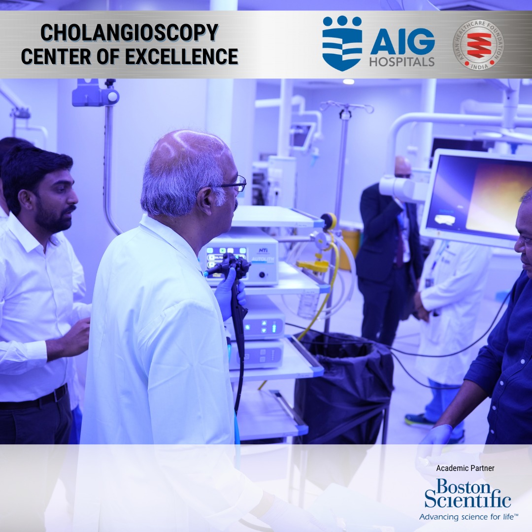 Our #Cholangioscopy Center of Excellence got operational in collaboration with Boston Scientific. The Center will provide advanced training to a large number of healthcare professionals in #GIEndoscopy from across India as well as other South Asian countries.
#ERCP #AIGHospitals
