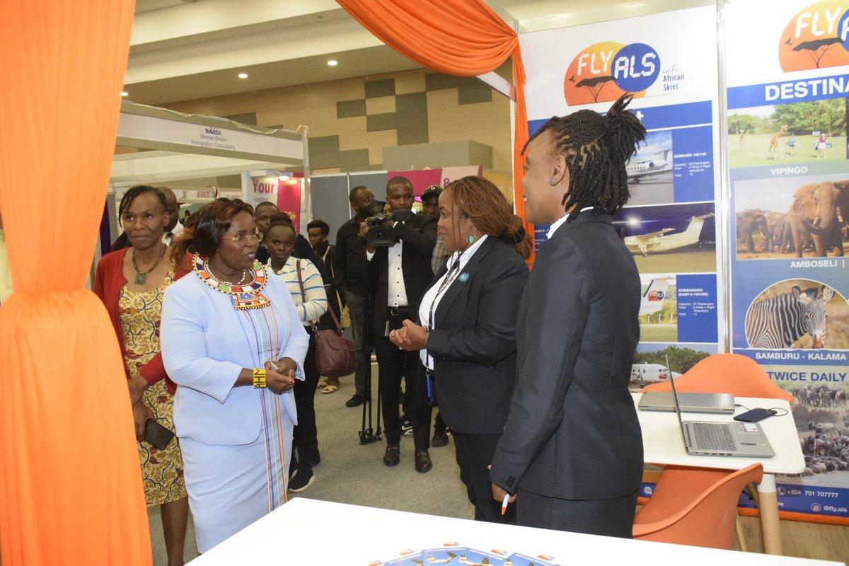 CSMalonza's tweet photo. Launching 
 this year's Holidays Tourism fair at Sarit Expo Centre, calling on  Kenyans to take advantage for affordable holiday packages available at the fair https://t.co/Tfige6HPZy