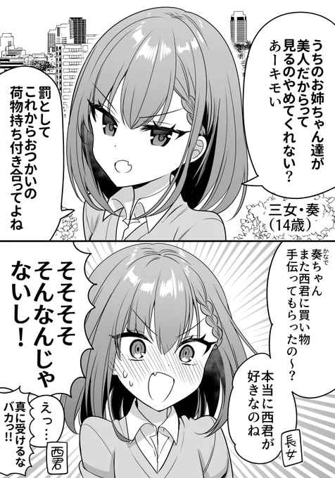 3姉妹と同居【反抗期な3女】 
