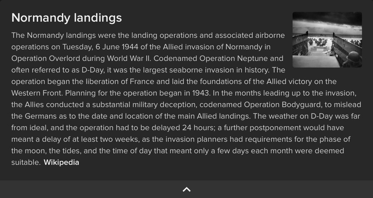 Shanneighteen's tweet image. RICARDO BOSI of Australia. “D-Day was supposed to be June 5 of 1944 but delayed until June 6”
3.5.1(44)
3.5.9
17
#144thousand