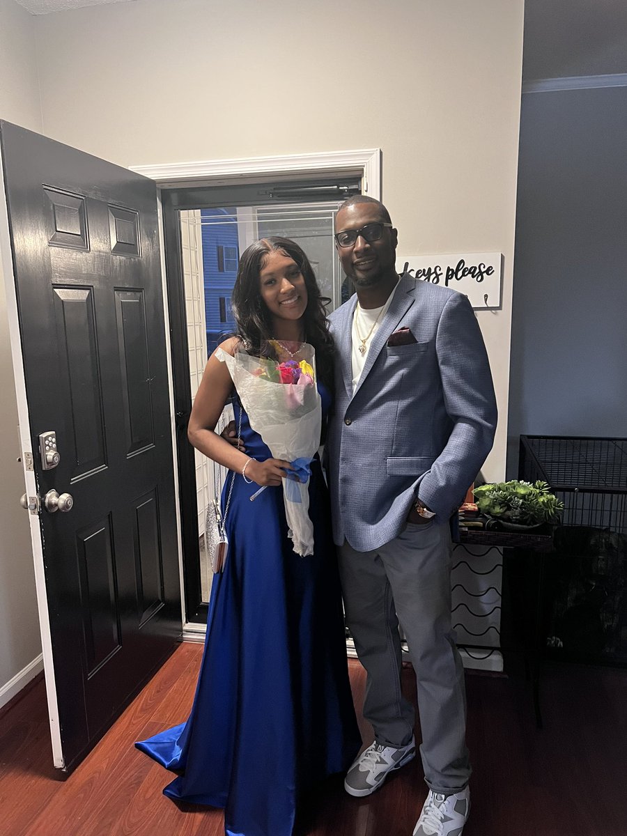 Definingthenorm's tweet image. I wasn’t ready lol. My baby girl first high school dance.  #GirlDad
