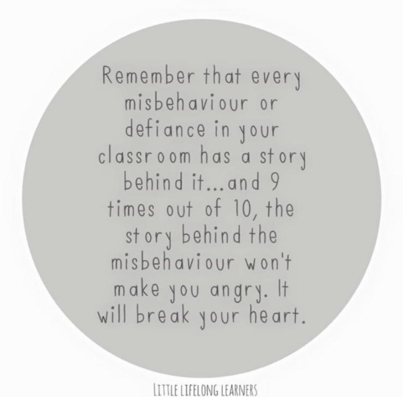 LouWales33's tweet photo. When faced with challenging behaviour which is tough to manage it’s important to always remember that ‘behaviour is a communication’ and often children are signalling that something has happened, they have a worry or they need your help 🤍 https://t.co/I3hymoAw0u