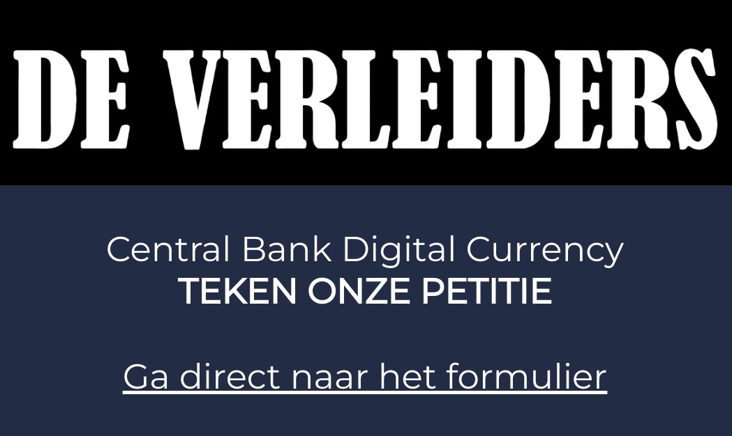 VerduijnNiels's tweet photo. De Verleiders hebben een voorstelling gemaakt over Central Bank Digital Currency (CBDC) en zijn over dit onderwerp ook een petitie begonnen. De voorstelling kan ik iedereen aanraden om te bezoeken. De petitie ben ik alleen minder enthousiast over. 1/n 🧵
#deverleiders #cbdc https://t.co/zKx03SPZFP