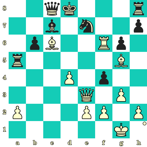 ❓ Test de niveau ★☆☆ sur Échecs et Stratégie. Les Blancs jouent et matent en 2 coups. Svein Johannessen vs David Levy, Siegen, 1970 ❤️ LIKEZ si vous avez trouvé (sans donner la solution) ⌚️ Combien de temps avez-vous mis ? 

🔑 La solution de l'exercice 👉 https://lnkd.in/eC4_V7Q6
💥 Envie de progresser aux échecs 👉 https://lnkd.in/eHGxd6A7

💡 Parce que les échecs développent des compétences recherchées par les entreprises 👉 https://lnkd.in/eC8-3iJ9 : analyse, stratégie, autonomie, résolution de problèmes, capacité à prendre des décisions ou bonne gestion du temps... 

🚀 Nous vous offrons chaque matin 3 exercices tactiques d’échecs tirés de parties réelles pour vous mettre en super forme cognitive pour la journée 🧠

😎 C’est le petit déjeuner by Échecs et Stratégie !

♟ On vous veut alerte et fringant pour que vous passiez une journée formidable.

🦾 Chaque matin, nous vous révélons les 3 solutions de ces exercices pour vous faire progresser jour après jour 👍

🎁 
