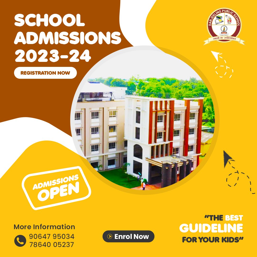 Djps_slg's tweet photo. Enroll your child today for a bright future! Our school is now accepting admissions for the upcoming academic year. Don't miss this opportunity to give your child the gift of education. Contact us for more information.
Call: +91 90647 95034 / +91 78640 05273
#djps https://t.co/xPir79g639