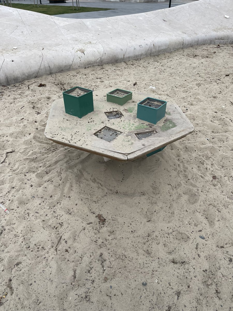 BosmatW's tweet image. Sand playground in the middle of hectic #Istanbul where children can have safe place to play and explore #playfull #city #child #development