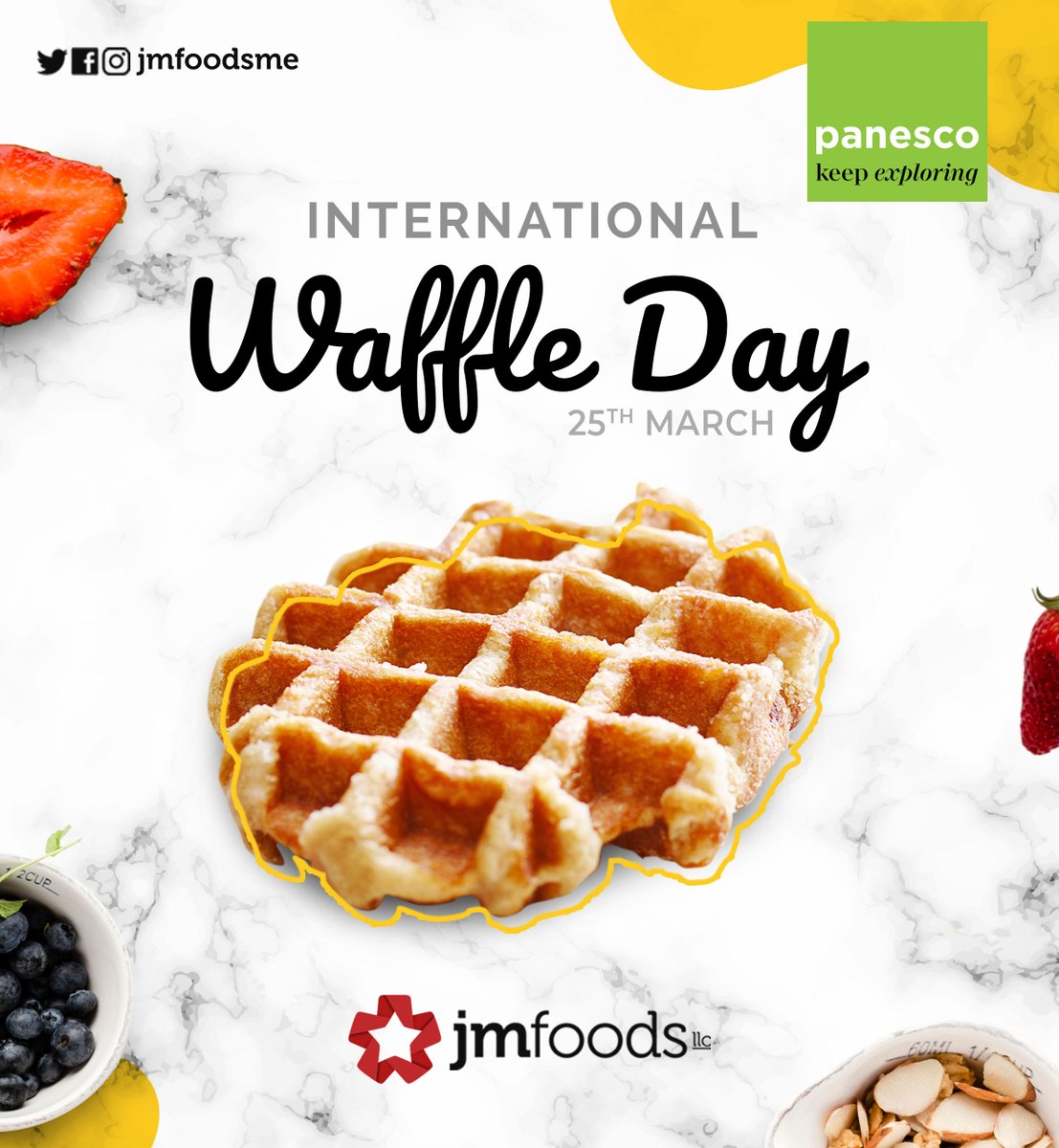 A sweet reminder for us to indulge in this wonderful delight that satisfies our taste buds in the best way. 🧇🧇💛

#internationalwaffleday #waffleday #sugarwaffle #food #sweets #bakery #pastry #horeca #foodservice #panesco #fooddistributor #uaefood #foodandbeverage #foodsupplier