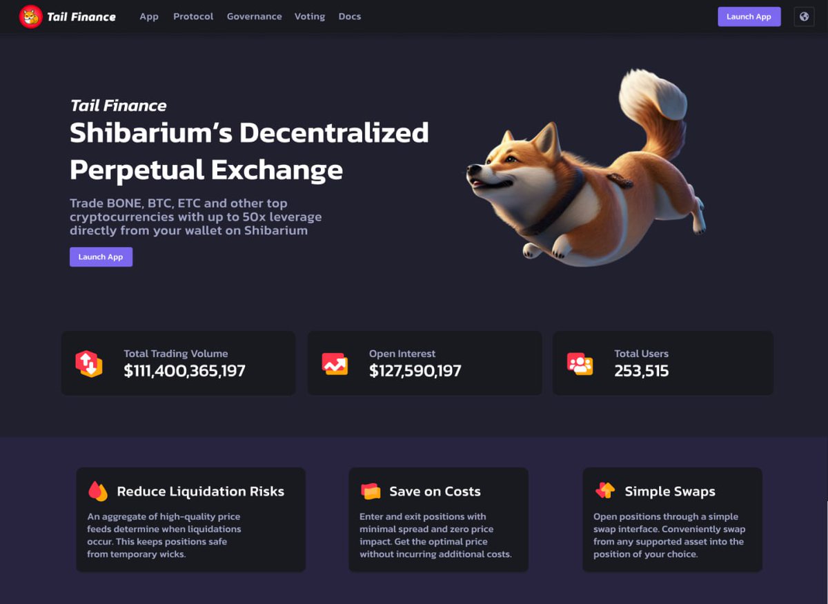Nuski218's tweet photo. @Yourpop8 GM Pop! You should definitely research and look at $TAIL @ShibTailFinance They've built a Futures &amp; Perpetual DEX that is ready to be deployed on #Shibarium 👀💯 https://t.co/seZ3mlflAd