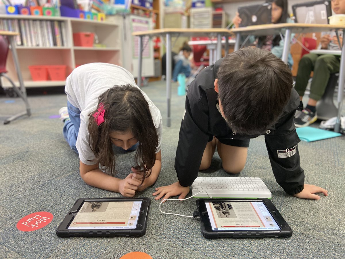 We love collaborative learning time exploring historical figures. <a href="/LakesideCoppell/">LakesideCoppell</a>