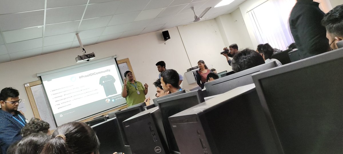 anandvardhan179's tweet photo. It was a wonderful event from our club @CodeChefSrmRmp called #DecodingReality
 Things we discussed: 
.Hands-on session on AR and VR explanation by @Siddhartha_2345 and team ; 
Tamilnadu's Largest hackathon @HackVerseIND   ; #30DaysofProductivity 
@shardeum
#ProofofCommunity https://t.co/m3Bzrx1dQS