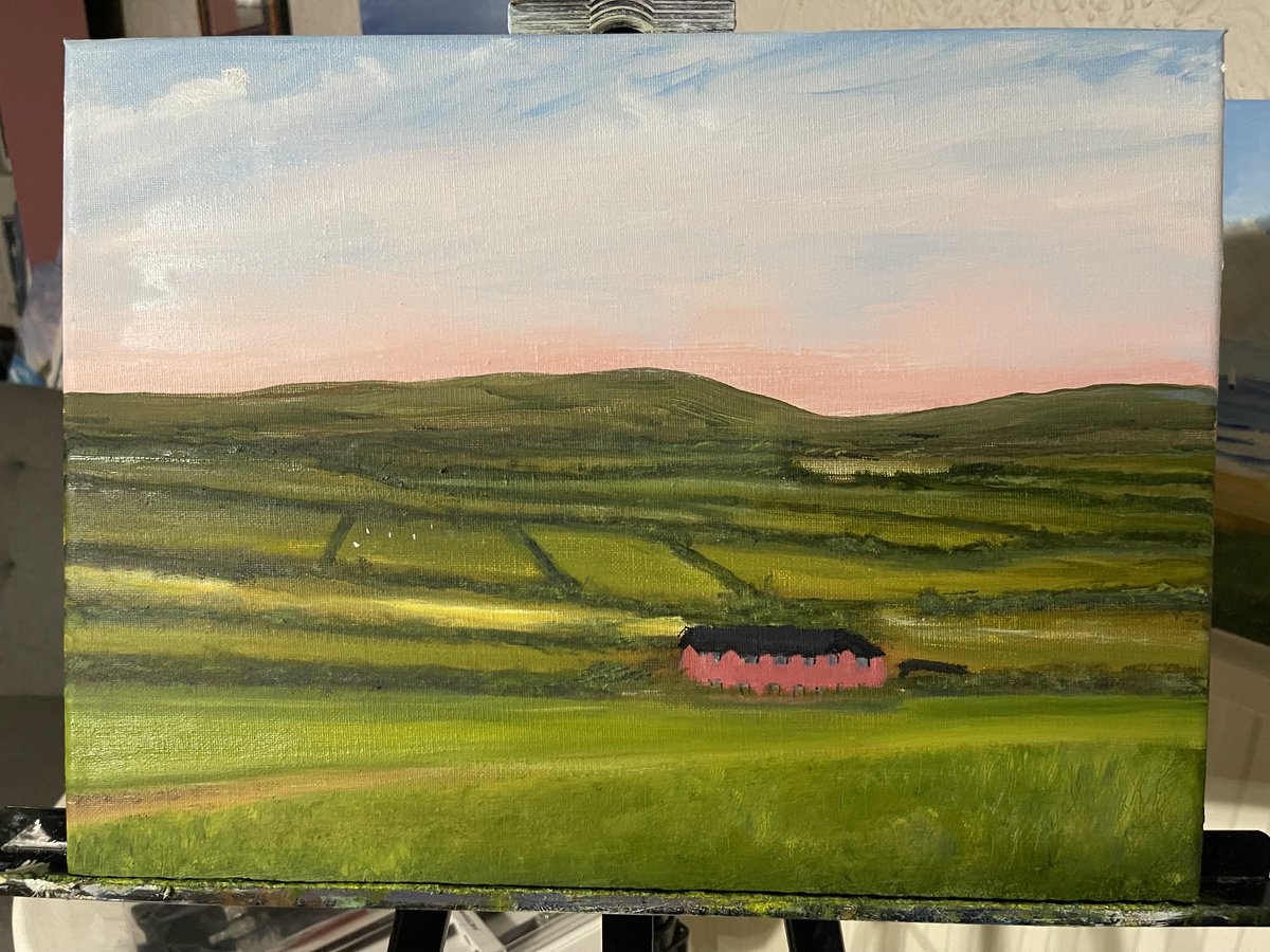 Jamiepaintings's tweet photo. Almost complete 👩‍🎨hope u like it and have a great weekend #artistontwitter #oilpainting #landscapepainting #welshart https://t.co/sDxpag3MIZ