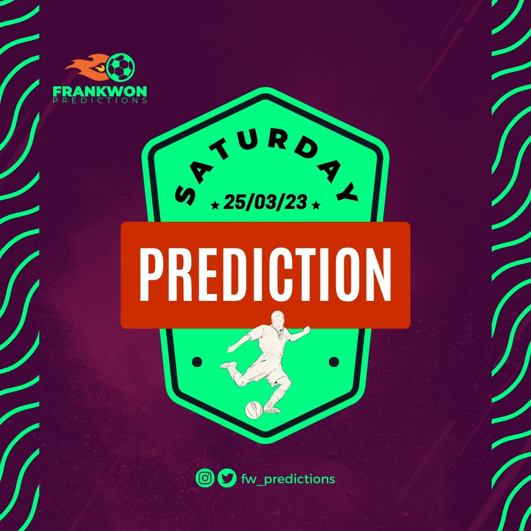 FW_Predictions's tweet photo. Our accuracy exceeds 80%. 
For the VIP Arena, we guarantee a daily win and doubling of your money. 
We maximize your betting, forecasting, and prediction opportunities

GET FREE GAME TIPS👉 https://t.co/t9b61KXTJK

SUBSCRIB WITH US.
👇👇👇
https://t.co/LjNwnVSvIS https://t.co/XkY1JTL9Jd