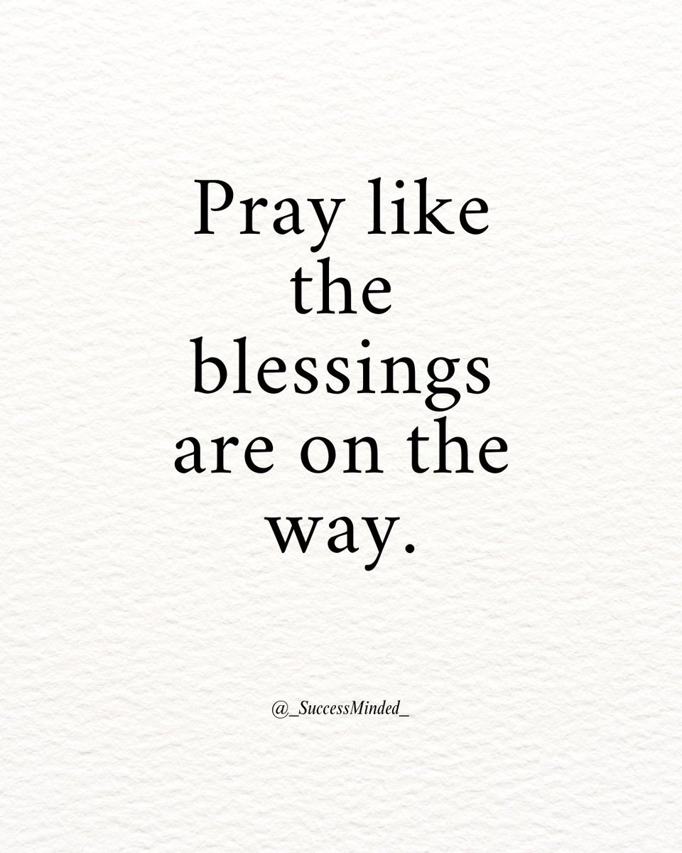 Pray.