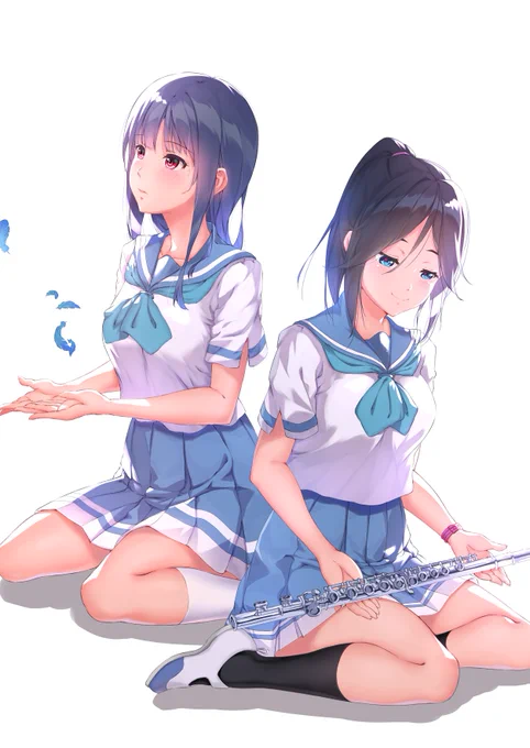 #唐突に5年前のイラストを載せる見た人もやる リズと青い鳥 