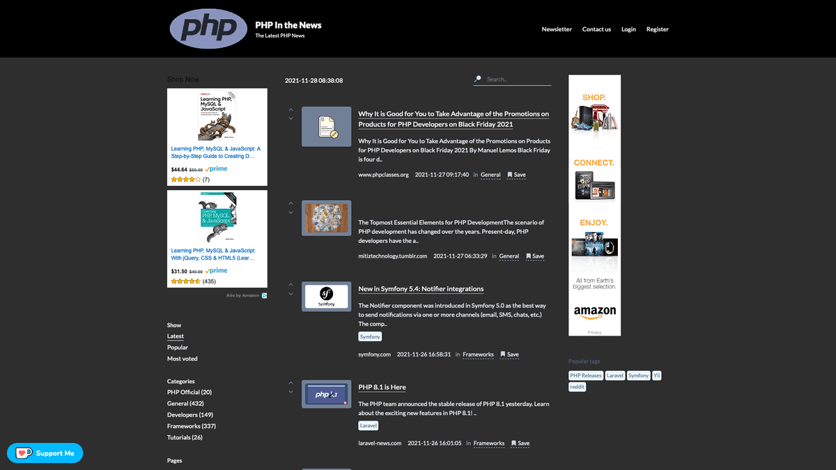 Webcomputingbe's tweet photo. Curious what's happening on the PHP scene? Go to https://t.co/WiQIaGYtox to read all about it! #PHP #PHPInTheNews #PHPdeveloper #PHPcoder https://t.co/AukiJlXer0