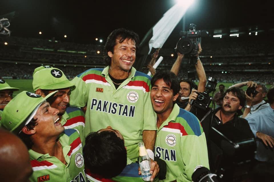 iShaheenAfridi's tweet photo. 25/03/1992 - The greatest day of our cricket history!

Goosebumps every time watching clips of that win. Elite display of self belief and confidence, especially by the cricket role model Imran Khan!

#PakistanZindabad https://t.co/qSlcZr3eEC