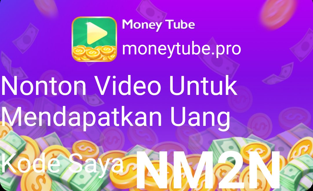 Hasilkan $100/hari+ Menonton Video YouTube! Instal 👉MoneyTube👈 untuk mendapatkan💰💰💰! Kode undangan saya: 😊NM2NTL😊
app.adjust.com/zvto6ci?adgrou…