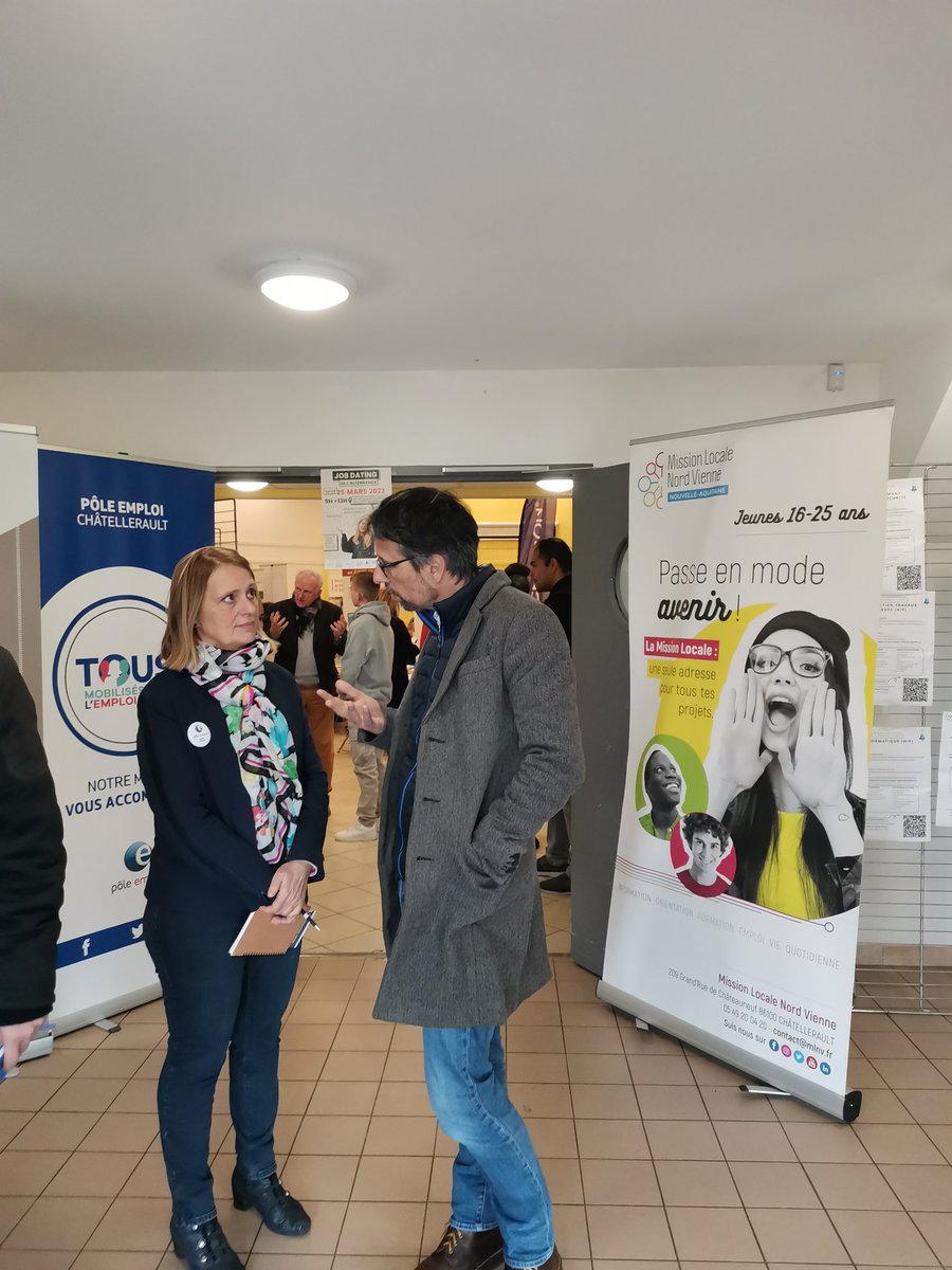 Job dating alternance c'est en cours et c'est pour vous 😉
#alternance #emploi #chatellerault
<a href="/MLNordVienne/">Mission Locale Nord Vienne (MLNV)</a> @pole_emploi