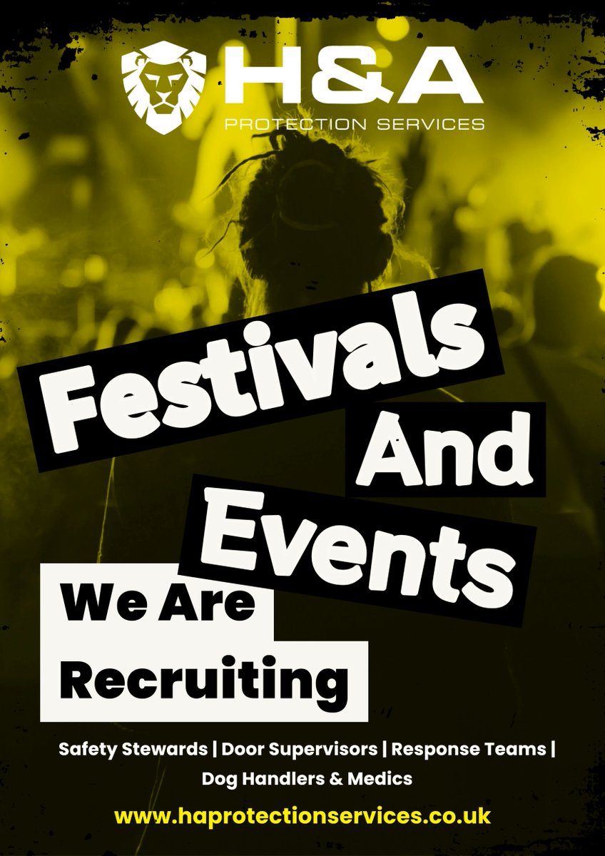 HnAProtection's tweet image. As an ACS Approved security contractor, we operate in accordance with the BS 7858 standard for vetting and screening of security personnel. 

This said we are recruiting for our up coming Festival &amp;amp; Event season, check out Indeed and send in your application of you want to join