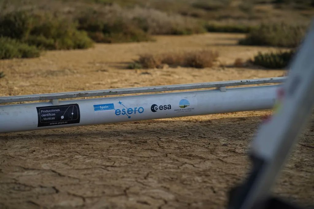 pamplonetario's tweet photo. Todo preparado para el lanzamiento. #CanSatNavarra @planetaSTEM #NASERTIC @gob_na #AyuntamientoLerin @esa @EseroSp https://t.co/6g242WirgJ