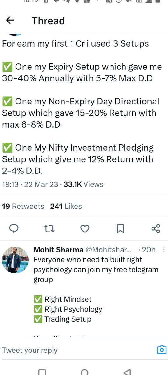 TradeTheTrade2's tweet photo. what about those returns which you made illegally by selling back-tested reports for 10 to 15K.  I really feel sorry for all those who are following this guy...he is hidden robber. https://t.co/TPtVp5ftuo