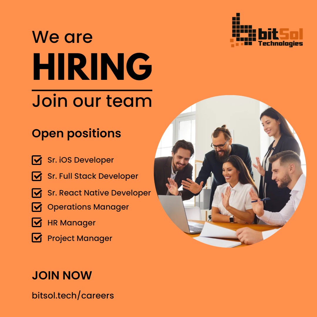 bitsol_official's tweet photo. We have multiple positions available.
If you are interested in any of these positions, please send your resume to:
https://t.co/JvFUvAk1Nk
#bitsol #hiring #team #growth #opportunities #resume #developers #managers https://t.co/0tXZ4Fnwvn