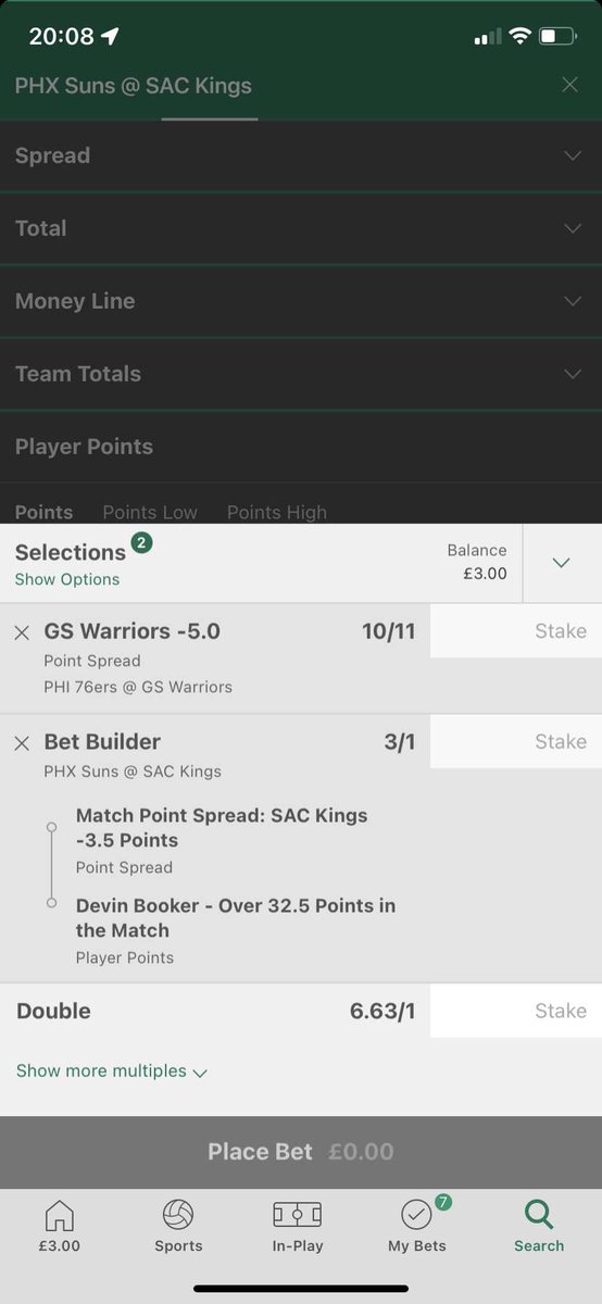 CMJtips_NBA's tweet photo. We was also 1 Devon Booker point away from a (+600) parlay for the members. 
Maybe they did it on purpose because we had the bets on. 

We will start the ladder again tonight and bounce back 📈 https://t.co/qxslzZUPI9