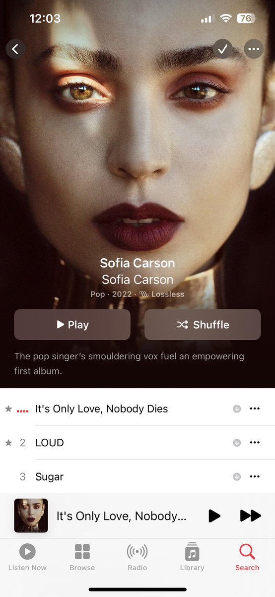 sofisticarson's tweet image. Happy 1 year to this album 🤍 @SofiaCarson #SC1