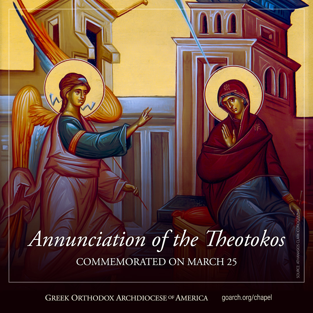 goarch's tweet photo. On March 25 is the Annunciation of our Most Holy Lady Theotokos and Ever-virgin Mary. https://t.co/83LDBp5H1z https://t.co/irqZM2HNUU