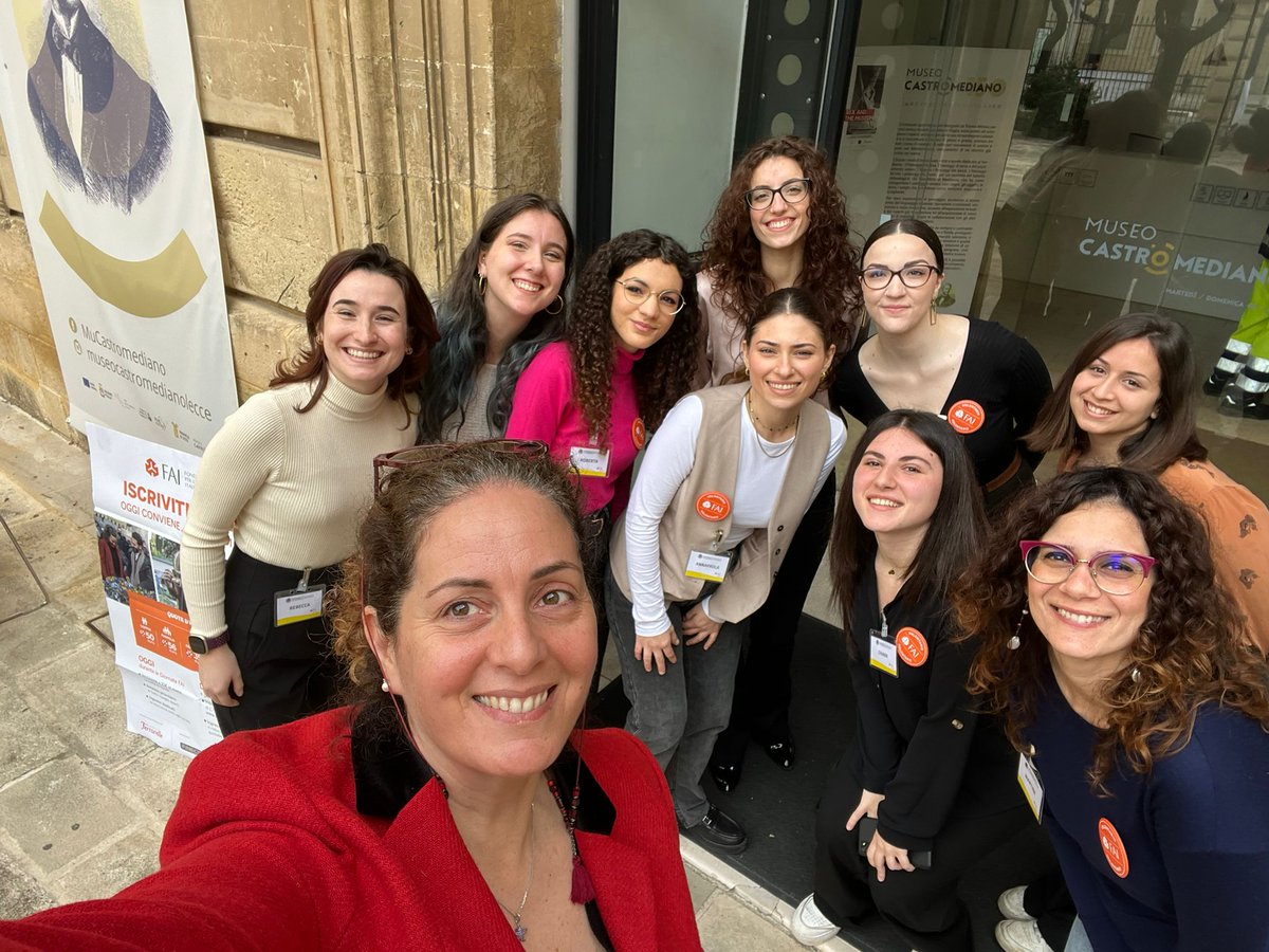 Al #muCastromediano è arrivata la #Primavera Le nostre Aspiranti Cicerone e la DelegazioneFAI #Lecce vi aspettano per le #giornatefai 2023, dalle 10 alle 19 #sabato25 e #domenica 26 marzo 
ingresso libero e senza prenotazione