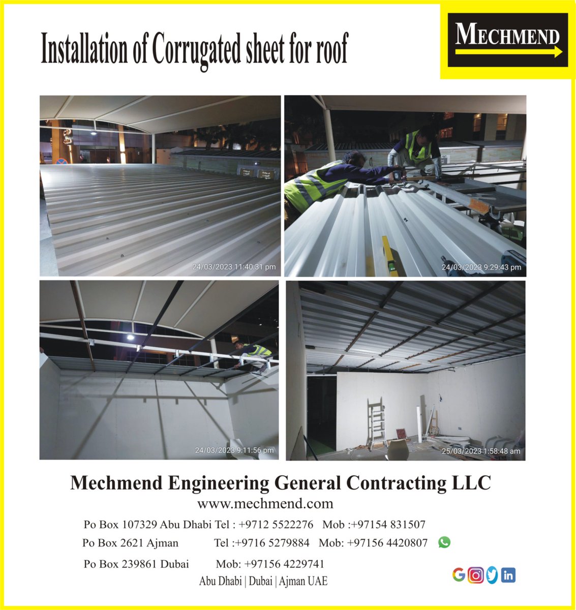 MarriottandSons's tweet image. RT  #installation #corrugatedsheet #roofing #mechmend #mechmendengineering