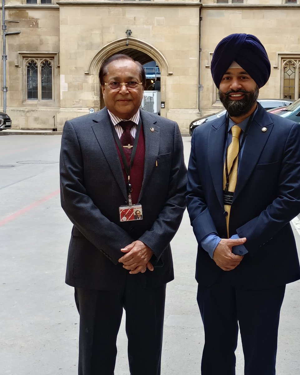 #ICIB President Rtn. Manpreet Singh met with Lord @RamiRanger CBE, FRSA to enhance #Uk - #India partnerships at the @UKParliament .